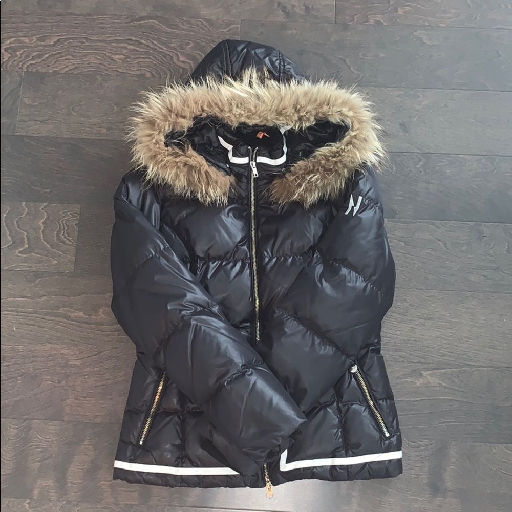 Black winter coat